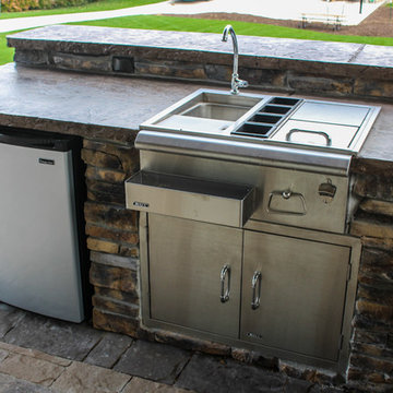 Stainless Steel Sink and Appliance Set for Outdoor Cooking!