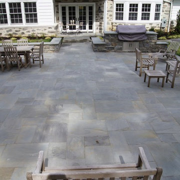 Blue-blue Pennsylvania Flagstone Patio