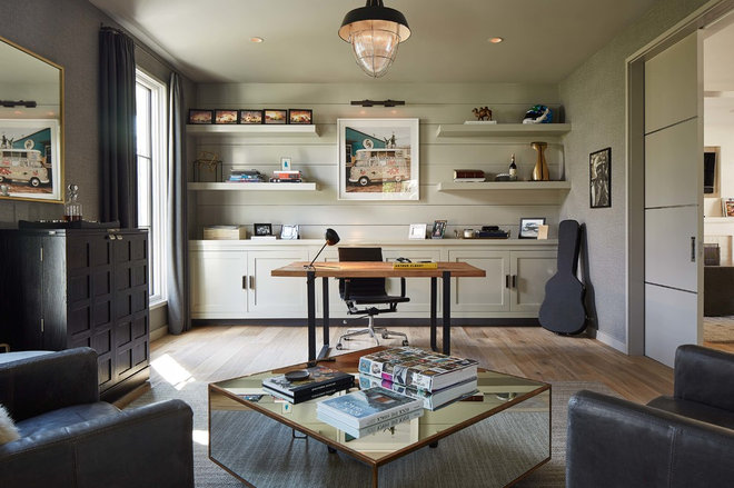 Transitional Home Office by Greg Perry Design