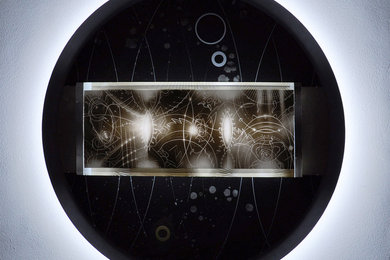 Circle Lamps  Lumière artistique diam.cm100 Plexiglas-Metal