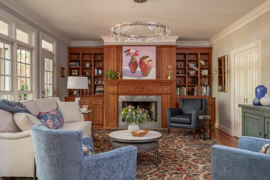 Transitional living room photo