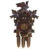 8-Day 16.5 in. Black Forest House Cuckoo Clock