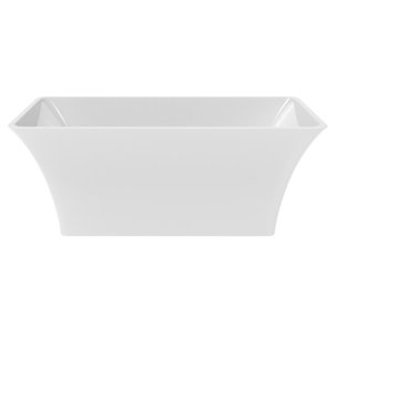 Blaire Acryllic Freestanding Tub, White, 59"