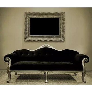 Reupholstering, silver leafing project