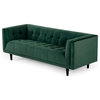 Rover Domani Modern Green Fabric Green Sofa