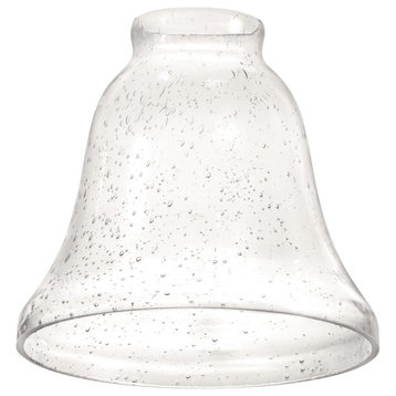 Kichler Fitter 2.25" Clear Seeded, Universal Glass