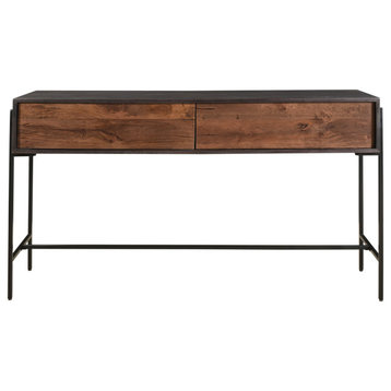 Tobin Console Table, Light Brown