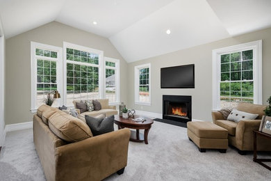 Family room - transitional family room idea in Philadelphia