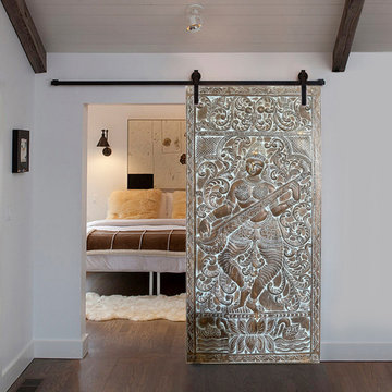 Rustic Carved Barn Doors