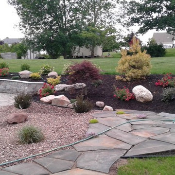 Berm with Planting Bed to Control Water Flow