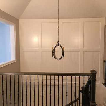 Wainscoting and Waffle Ceiling
