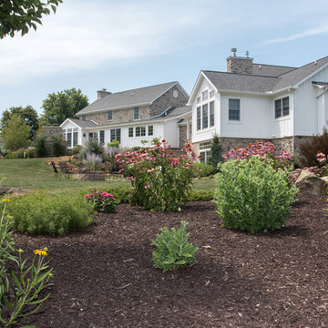 Craftsman Home with perennial gardens