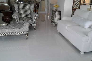 Example of a living room design in Other