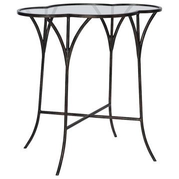 Uttermost Adhira Glass Accent Table, 25368