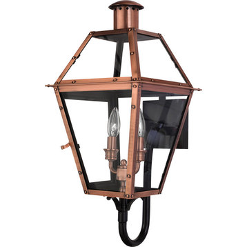 Luxury Rustic Wall Sconce, Rustic Copper, UQL1370