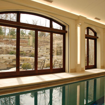 Highland Park, IL Lap Swimming Pool with Competition Perimeter Gutter
