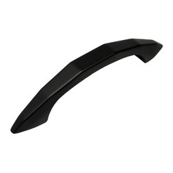 Cosmas - Cosmas 4563FB Flat Black Cabinet Pull, 3" Hole Centers, Set of 5 - Cabinet And Drawer Handle Pulls