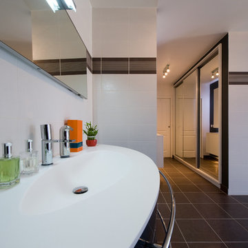 MEUBLE SALLE DE DOUCHE IDEALBAGNI ET AMÉNAGEMENT DRESSING SANTA ROSSA