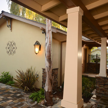 Bay Area full house renovation craftsman / Mediterranean Los Gatos project