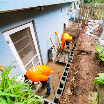 A Successful basement entrance restoration