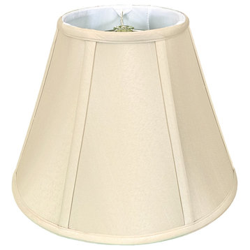 Royal Designs Deep Empire Bell Lamp Shade, Beige, 9x16x12.25, Single