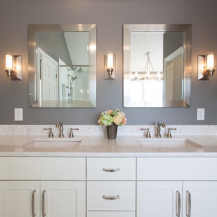 Master Bathroom Remodel from Traditional to Classic Transitional