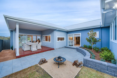 Contemporary living room in Other.
