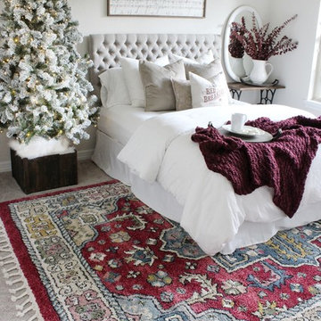 Orian Rugs Saffron Akstafa Medallion Area Rug with Braided Fringe