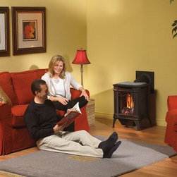 Napoleon Arlington GDS20 Series 19'' x 26'' DV Cast Iron Gas Stove - Freestanding Stoves