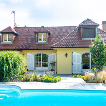 Réaménagement abords de piscine et jardin