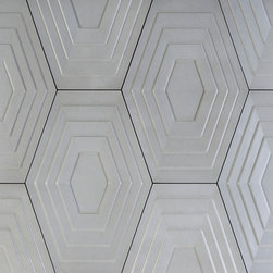 Kaza Vortex in Moon Garden Gloss - Tile