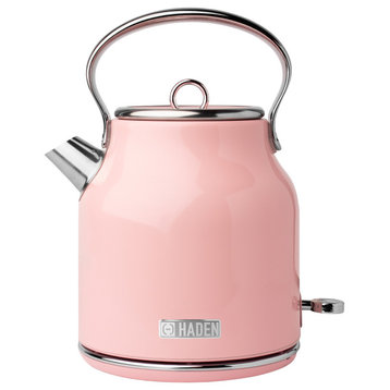 Haden Heritage 1.7 Ltr Stainless Steel Electric Kettle, English Rose