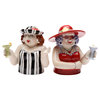 Sophisticated Ladies Salt and Pepper Shakers, Set of 2