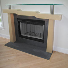 Fireplace mantle