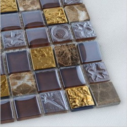 2013 New glass stone metal blend mosaic tile for bathrooms CTN0001 - Mosaic Tile