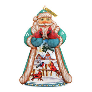 G 5 5 661511 Debrekht Santa Lighthouse Ornament