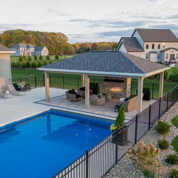 Wadsworth Structure, Fireplace, Outdoor Kitchen and Patio Project