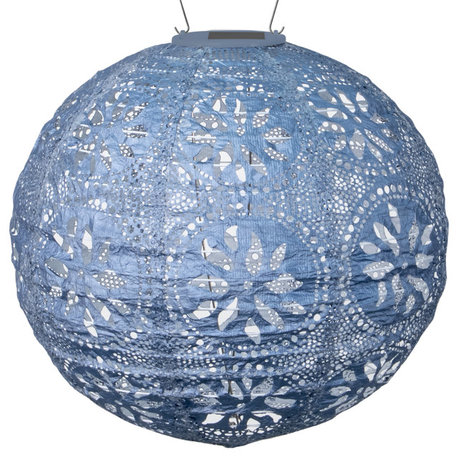 Soji Stella Boho Globe, Metallic Blue