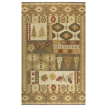 Rizzy Home NWD105 Northwoods Area Rug 8'x10' Brown