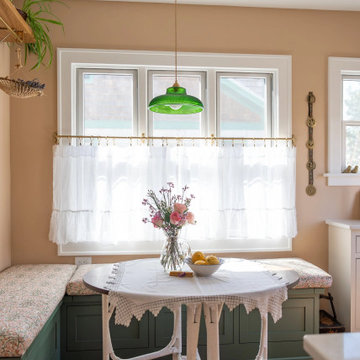 French Country Kitchen Remodel — Plaster Hood, Oak Island & Farmhouse Sink