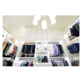 White Closet Dream - Traditional - Closet - Other - by Cabinet Concepts ...