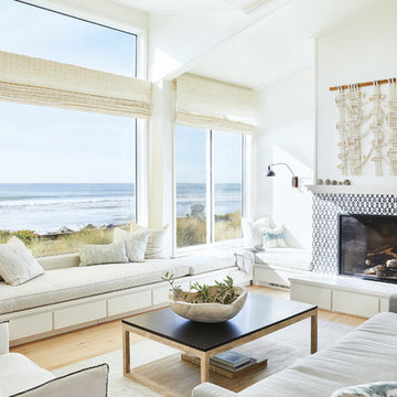 Beach Style Living Room