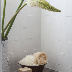 Tuileries Brique  Blanc 2-3/8'' x 7-1/2'' - Wall And Floor Tile