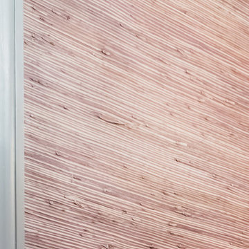 Powder room wallpaper detail