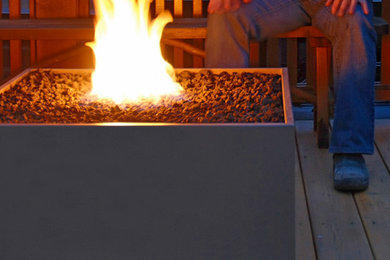 Inspiration for a contemporary deck remodel in Vancouver