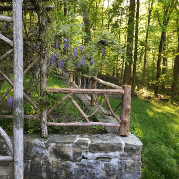 Rustic Fence for a Woodland Setting