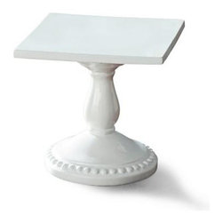 White Pedestal - Side Tables And End Tables