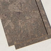Forna 5/16" (8mm) Jet Black Glue Down Cork Tiles 54 sq ft/box