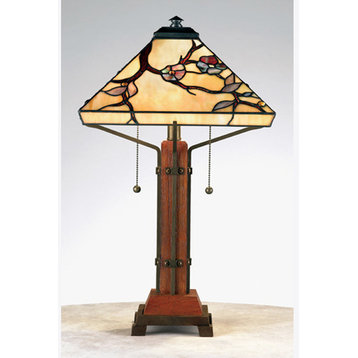 Quoizel Tiffany Two Light Table Lamp TF6898M