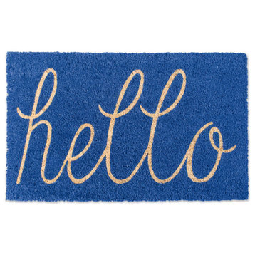 DII Blue Hello Doormat